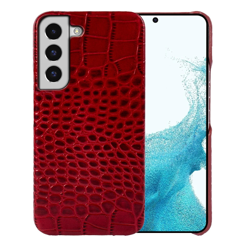 For Samsung Galaxy S26 FE Case Luxury Genuine Leather Case Galaxy S25 S24 S23 Ultra S22 S21 S20 Mobile Phone Cover Back Shell
