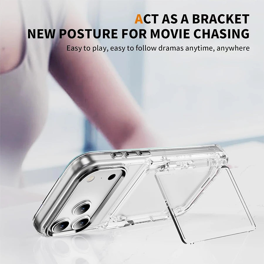 Clear Card Slot Phone Case - Soft Protective Wallet Case with Bank Card Sleeve for iPhone 18,17,16,15,14,13,12,11,XR/Air/Plus/Pro/Pro Max Series, With Full-Body Double Protection.
