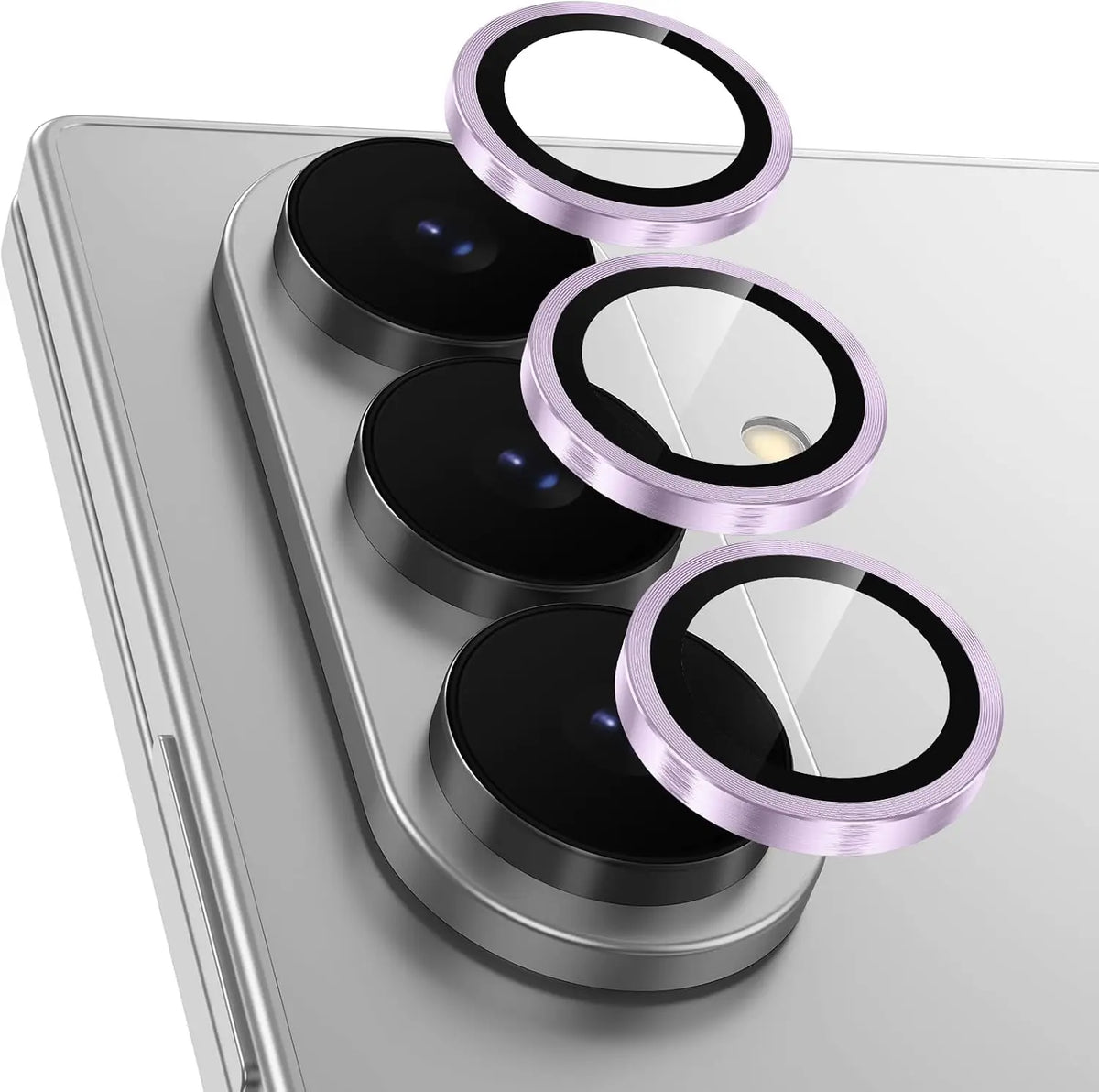 Metal Individual Ring Camera Lens Protector for Samsung Galaxy Z Fold 8 Ultra Fold 7 6 5 4 8Ultra Tempered Glass Film Full Cover