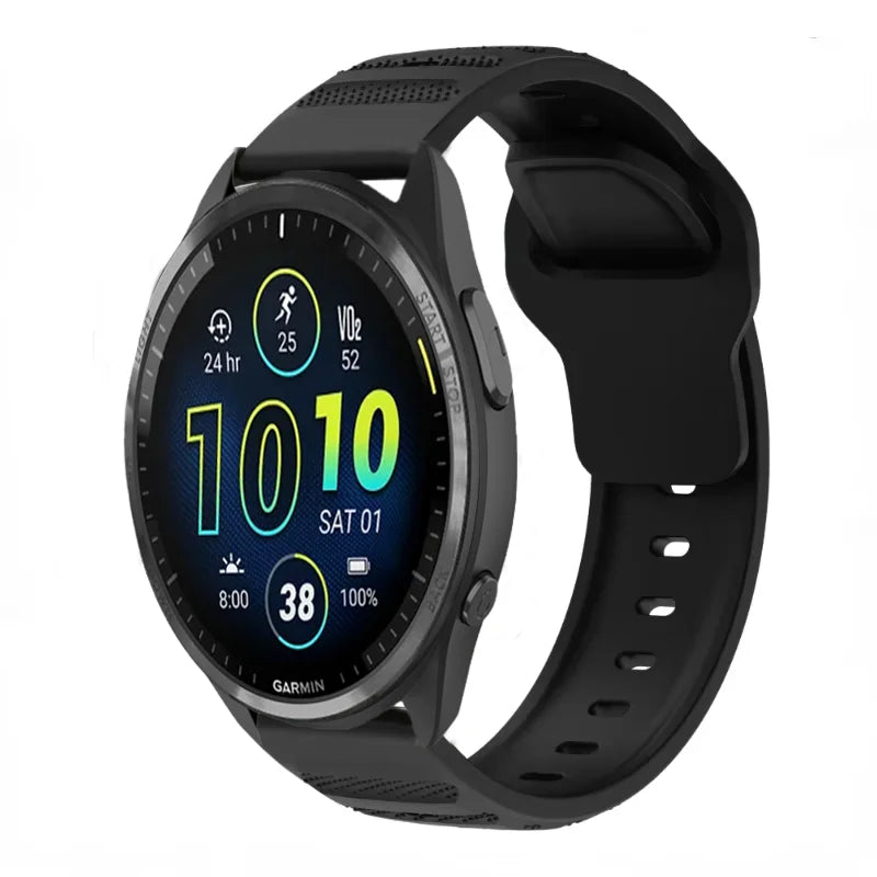 20mm 22mm Silicone Strap for Garmin Forerunner 965 955 265 255 165 55 Fashion Replacement Wristband for Garmin Venu 3/2 Active 5