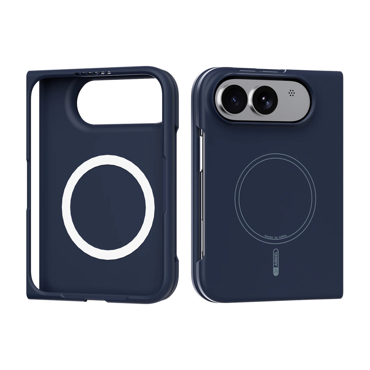 Simple Magnetic Skin-Feel Liquid Silicone Phone Case For iPhone Duo iPhone 18 Fold Shockproof for Magsafe Flexible Slim Cover