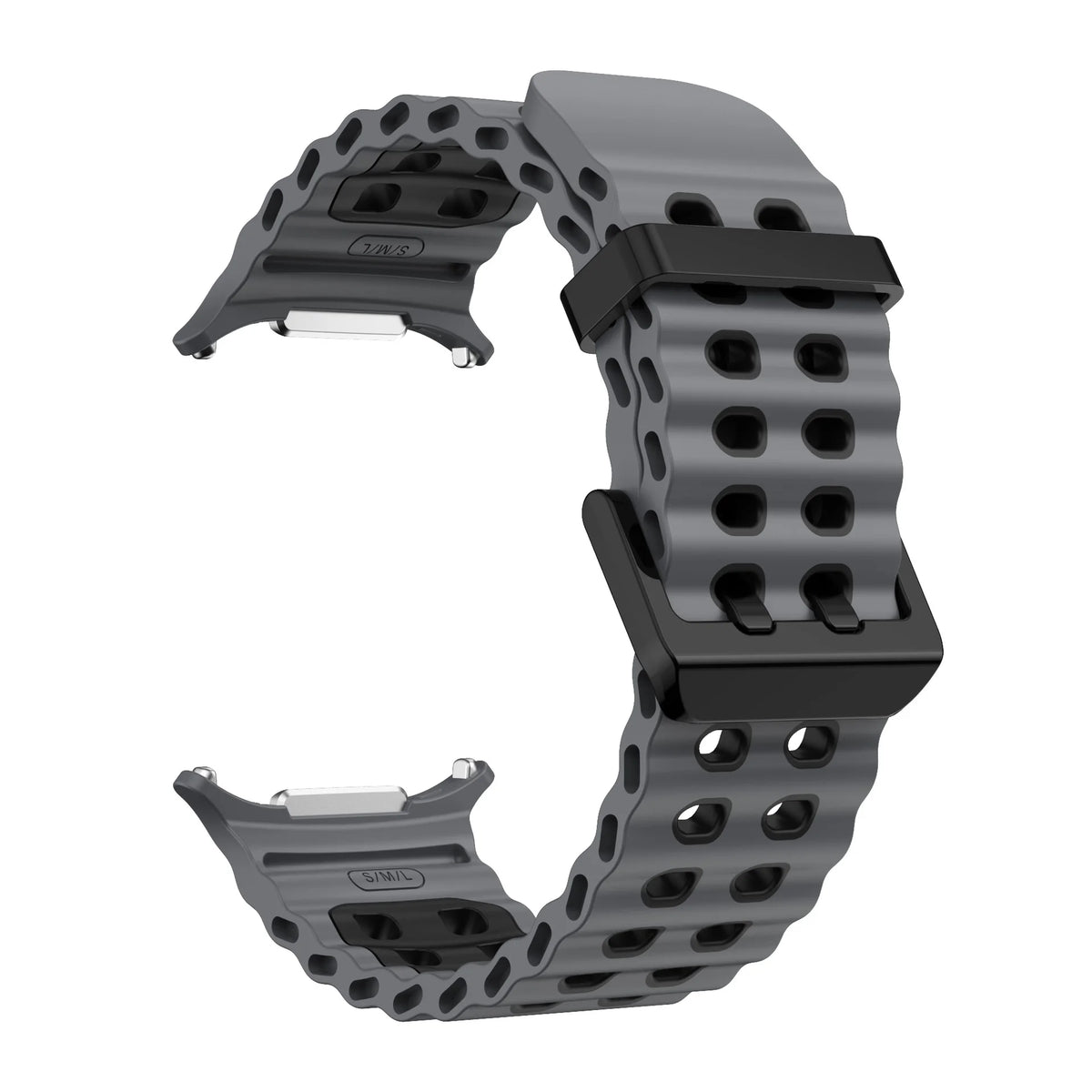 Ocean Strap for Samsung Galaxy Watch Ultra 2 Sports Silicone Band for Galaxy Watch 9-8-7 Ultra 47mm Official Original Wristband