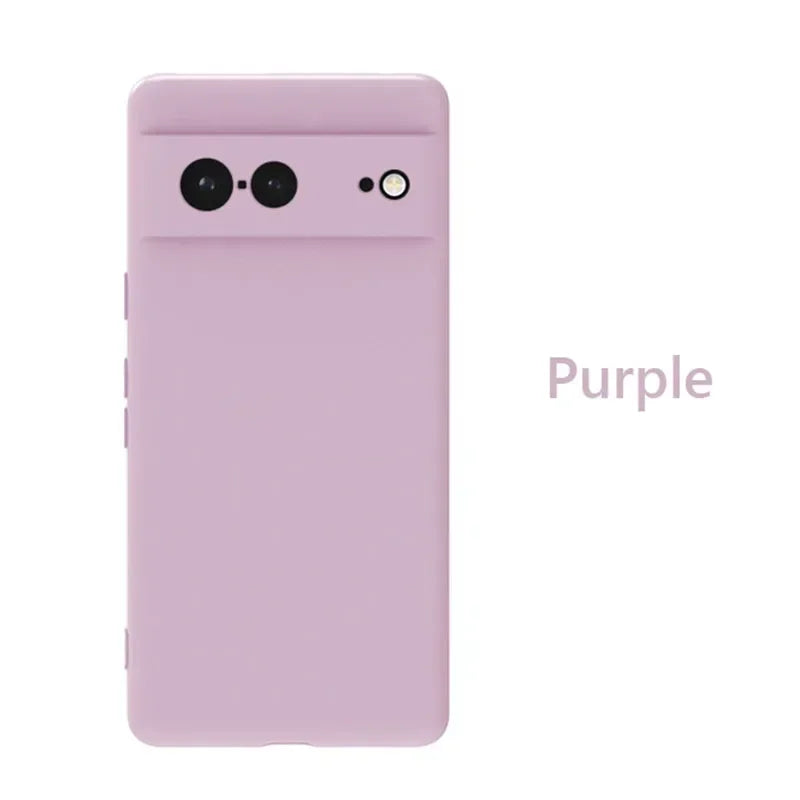 For Google Pixel 7 7A 8A Case Liquid Silicone Soft Cover For Google Pixel 6A 6 8 9 Pro XL 9A 9Pro XL 4A 4G 5 5G Phone Case