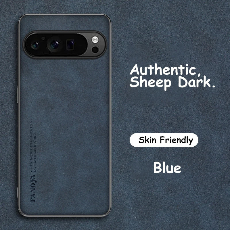 PU Leather Case for Google Pixel 10 9A XL 9 8 7 Pro 8A 7A 6A 6 Cover Soft Matte Shockproof Authentic Anti-fingerprint Shell