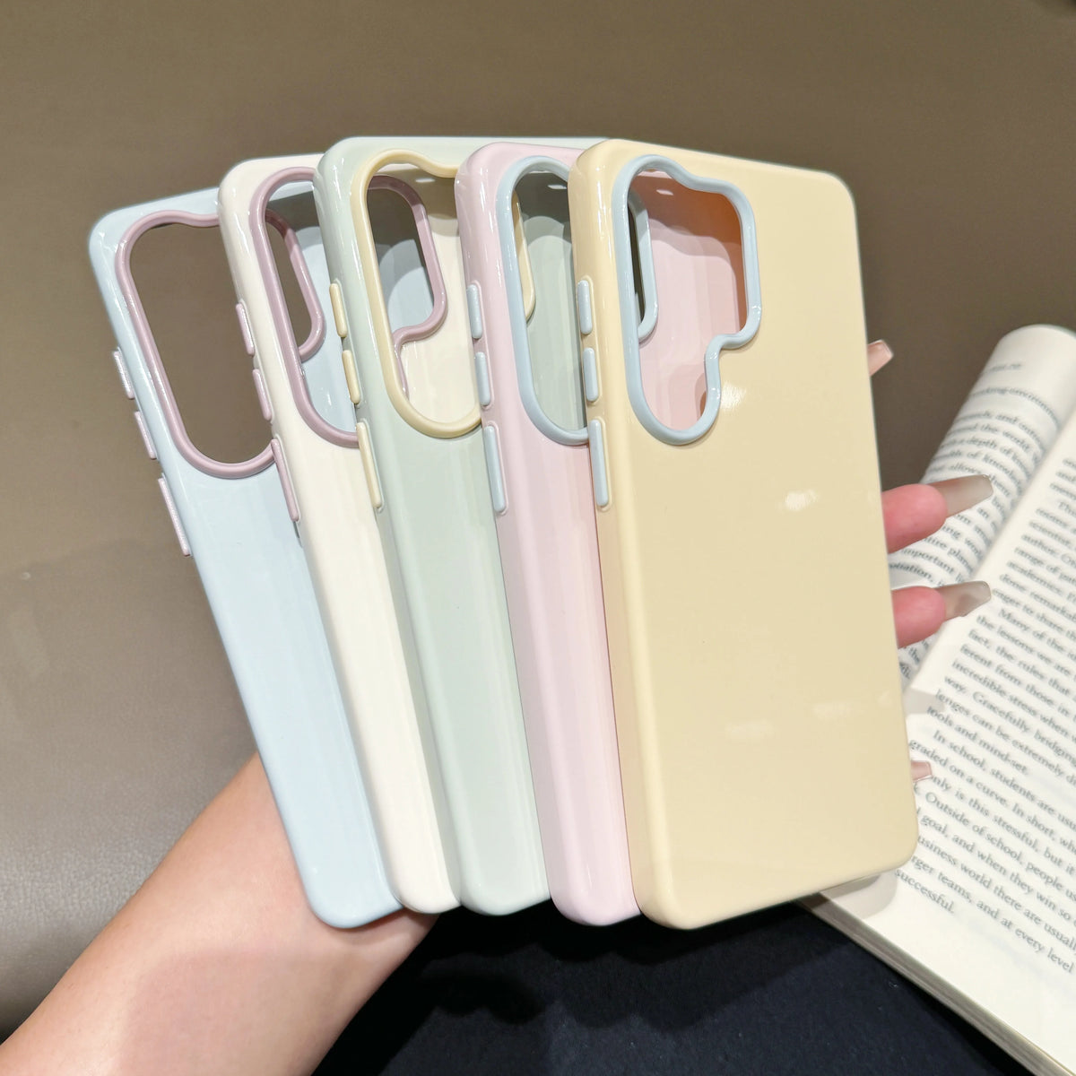 Dopamine Candy Color Phone Case For Samsung Galaxy A07 A06 A16 4G A17 S25 S26 Ultra S24 S23 Plus A55 A56 A57 A36 A37 5G Cover