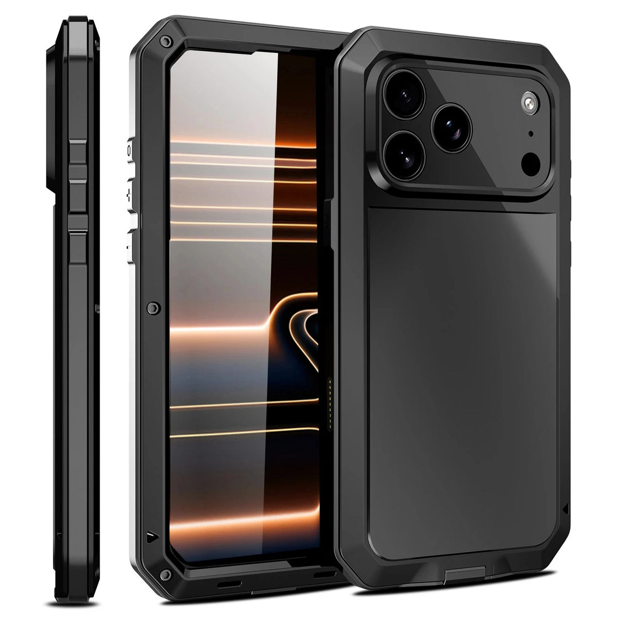 Case For iPhone 18 17 16 15 14 13 12 11 Pro Max XS XR Plus SE Metal Heavy Duty 360 Full Body Shockproof Armour Protective Cover