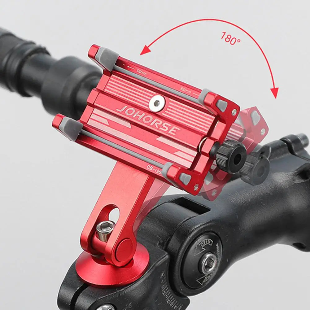 Bicycle Phone Holder Reliable MTB Phone Mount Stand Bicycle Holder Aluminum Adjustable Bike Phone Holder Nonslip Holder