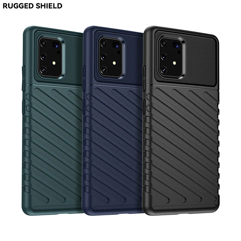 Luxury Shockproof Silicone Phone Case for Samsung Galaxy A81 M60S Note 10 Lite A91 M80S S10 Lite - Soft TPU Protective Cover