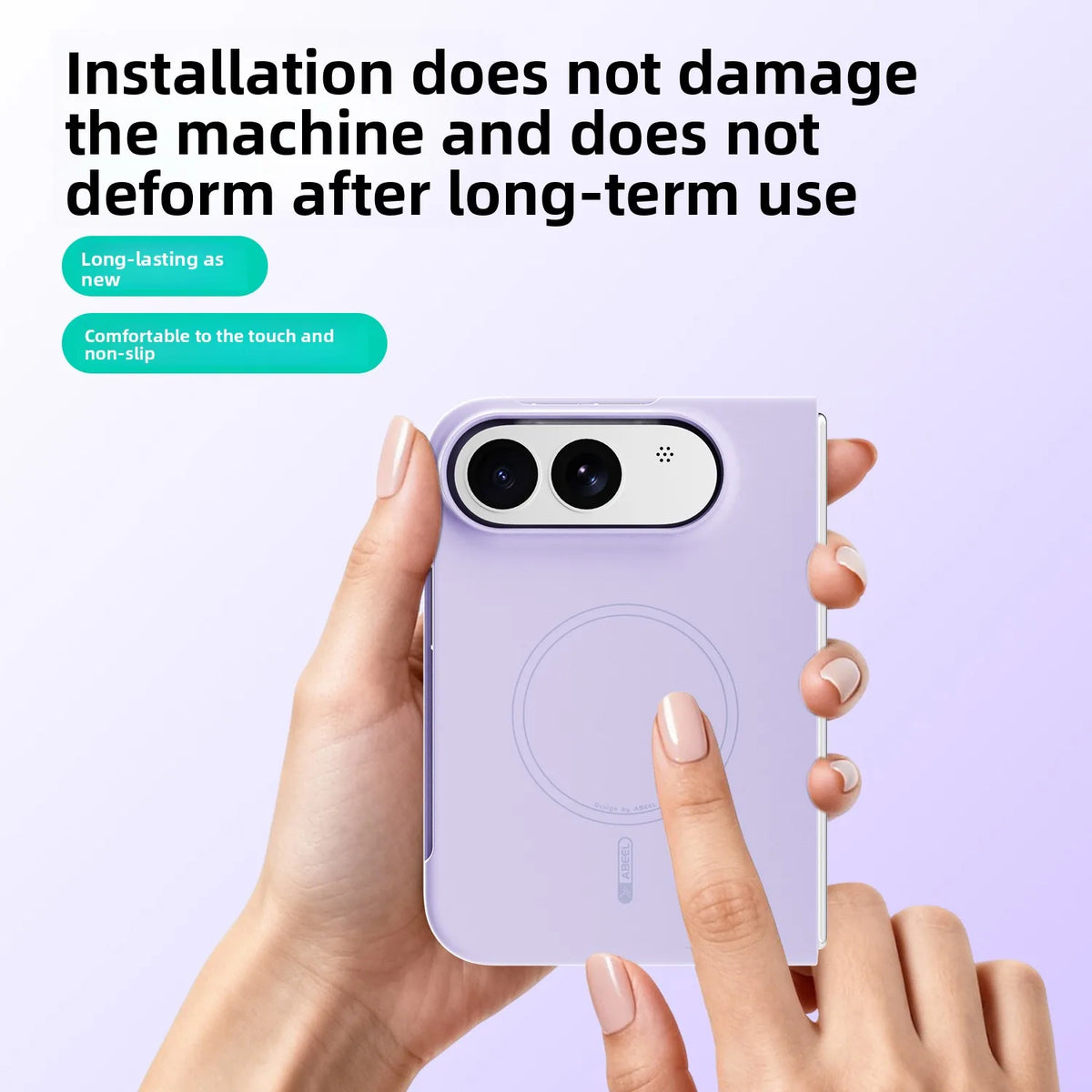 Simple Magnetic Skin-Feel Liquid Silicone Phone Case For iPhone Duo iPhone 18 Fold Shockproof for Magsafe Flexible Slim Cover