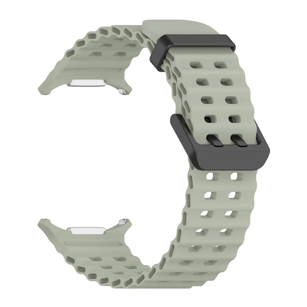 Ocean Strap for Samsung Galaxy Watch Ultra 2 Sports Silicone Band for Galaxy Watch 9-8-7 Ultra 47mm Official Original Wristband