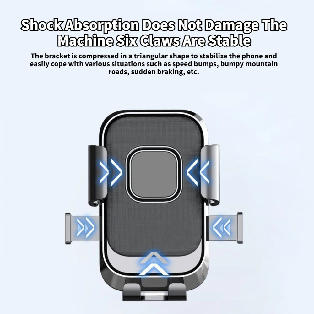 Motorcycle And Bicycle Mobile Phone Holder Free Rotation Mobile Phone Navigation Holder Riding Shockproof Universal For All Mode