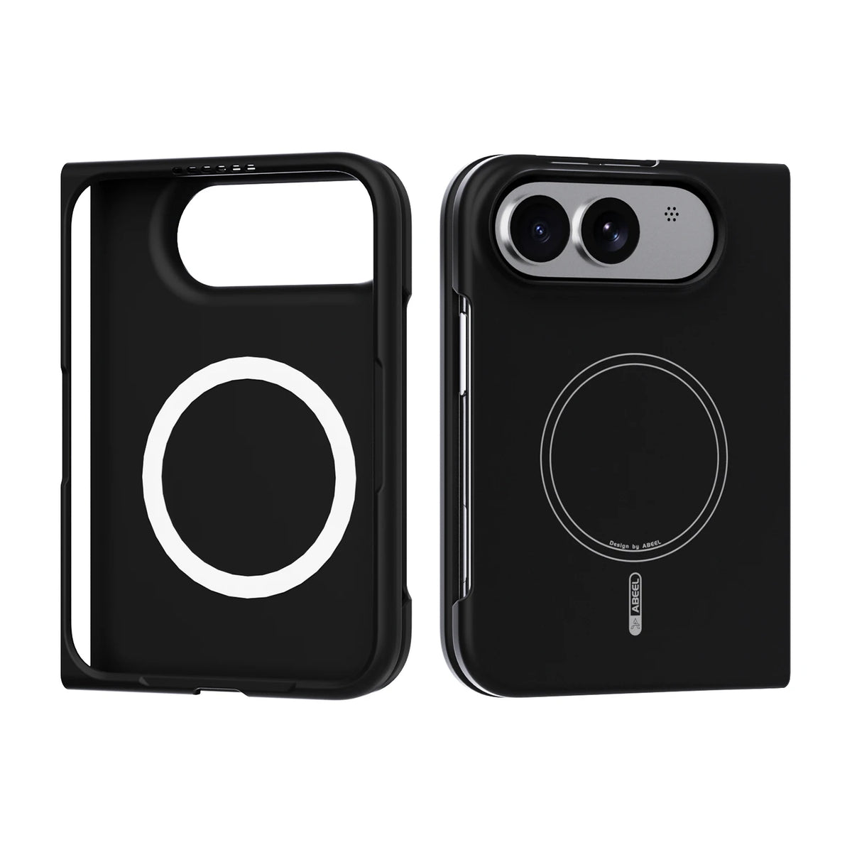Simple Magnetic Skin-Feel Liquid Silicone Phone Case For iPhone Duo iPhone 18 Fold Shockproof for Magsafe Flexible Slim Cover