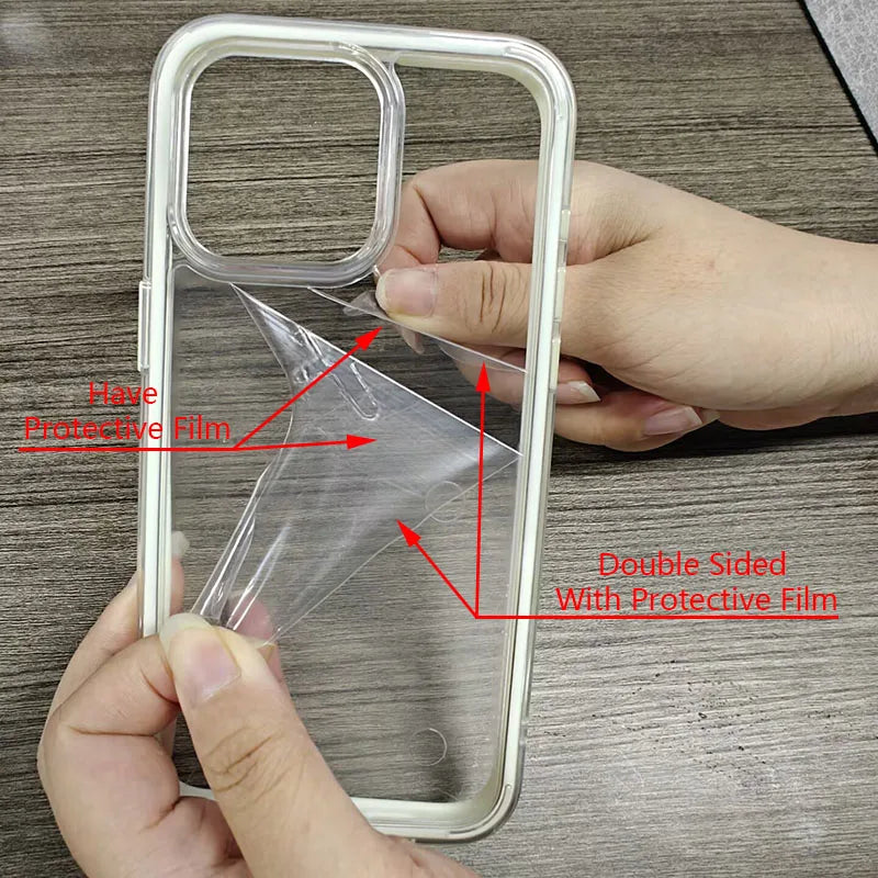 Luxury Candy Color Frame Clear Back Phone Case For iPhone 18 17 16 15 14 13 12 Pro Max 11 16PLUS Acrylic Shockproof Bumper Cover