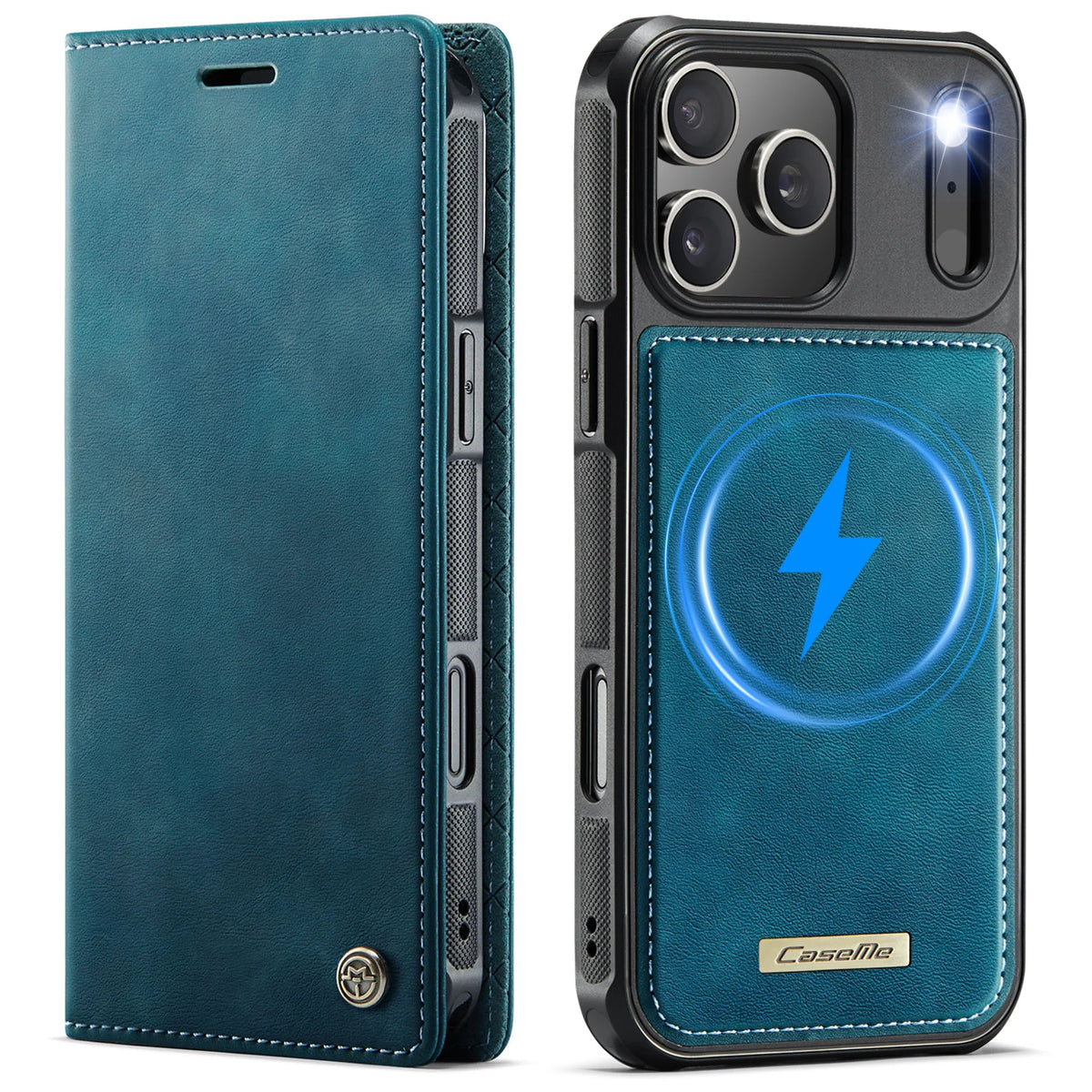 High Quality 2-in-1 Detachable Wallet Leather Magsafe Case For iPhone 17 16 15 14 Plus 13 12 11 18 Pro Max Luxury Magnetic Flip