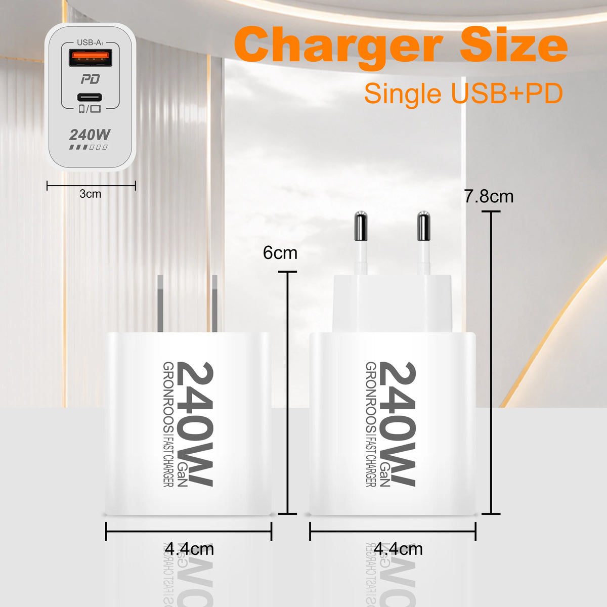 240W GaN PD USB C Charger For iPhone 17 16 15 14 13 12 Pro Max Phone QC 3.0 PD 3.0 USB Type C Fast Charging for Xiaomi poco iPad