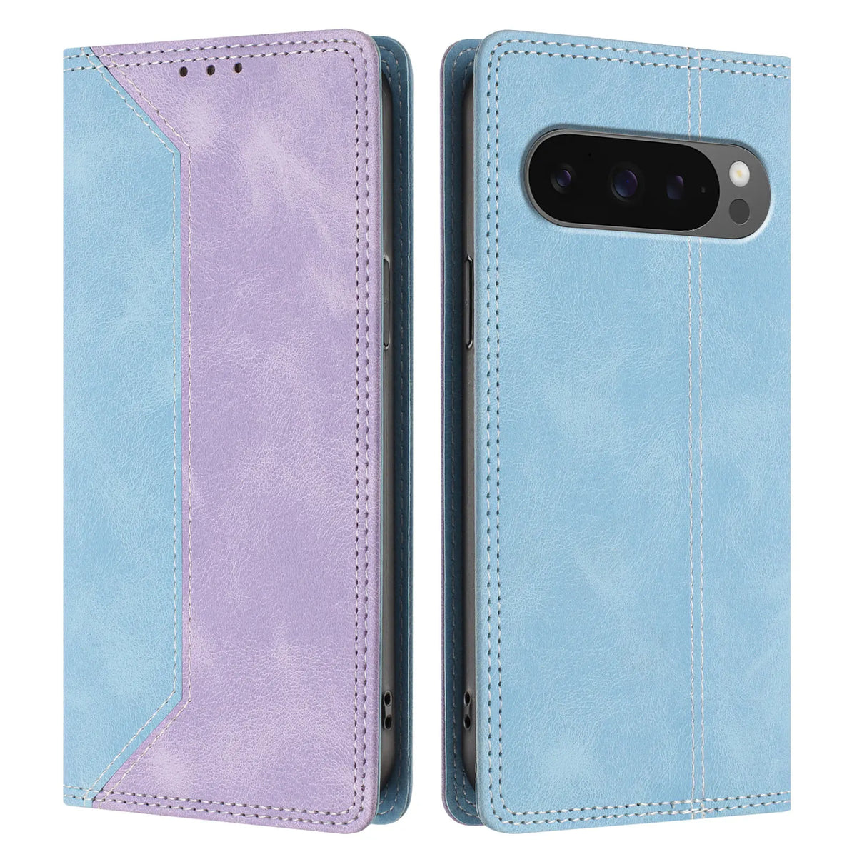 Magnetic Leather Wallet Case for Google Pixel 10 9 9A 8 8A 7 7A 6 6A 5 5A 4A 5G Pro XL Flip Phone Cover Rfid Blocking Shockproof