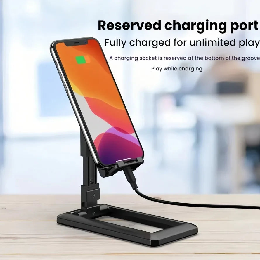 Foldable Universal Mobile Phone Stands Table Phone Holder Bracket Adjustable Desktop Stand For Ipad IPhone Samsung Xiaomi Huawei