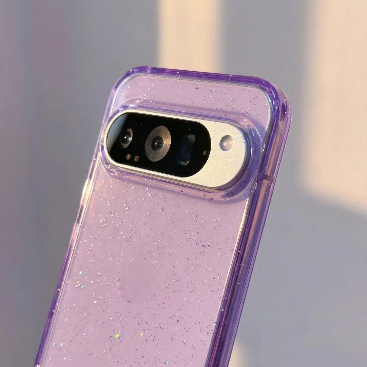 Clear Star Glitter Case For Google Pixel 11 10 9 Pro XL 10A Antibacterial Self-Healing Shockproof Scratch Resistant Bling Cover.