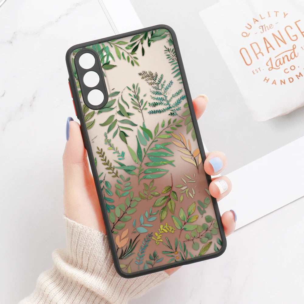 Palm Tree Leaves Phone Case For Samsung Galaxy S24 Ultra Cases Samsung S26 Ultra S23 FE S25 S22 Ultra S21 S20 FE S23 Plus Cover