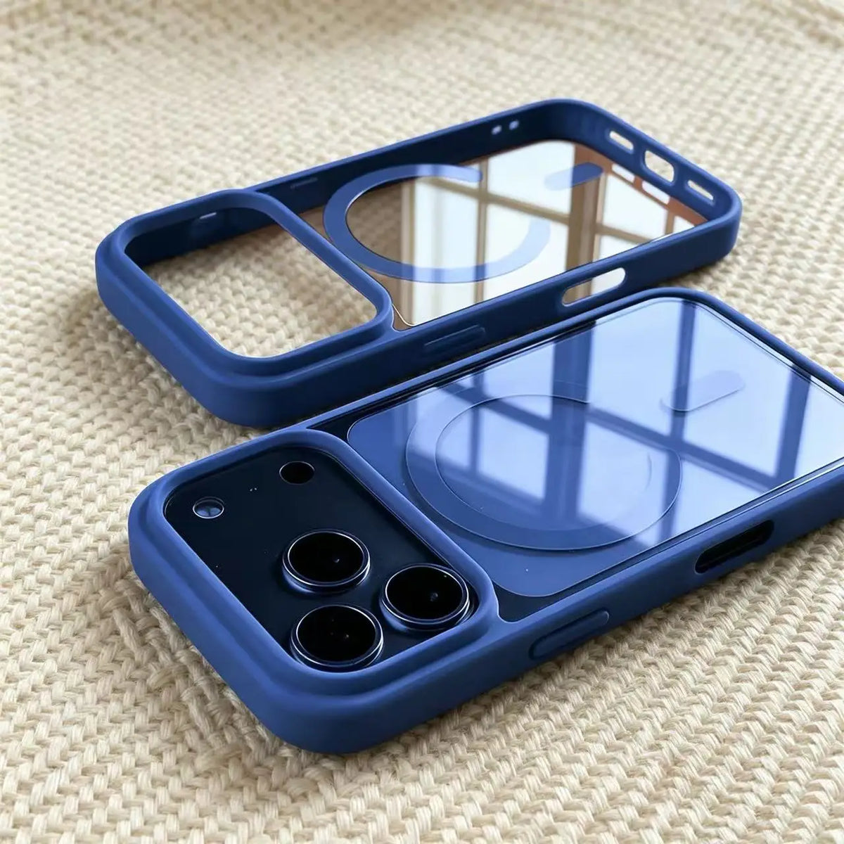 Fashion for Magsafe Wireless Charge Phone Case for IPhone 17 Air 16 15 14 Plus 13 12 Pro Max Transparent Acrylic Back Cover