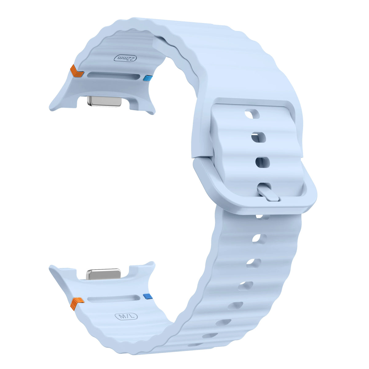 Official Silicone Strap for Samsung Galaxy Watch 9/8 40mm 44mm Sports Replacement Wristband for Galaxy Watch 8 Classic 46mm Band