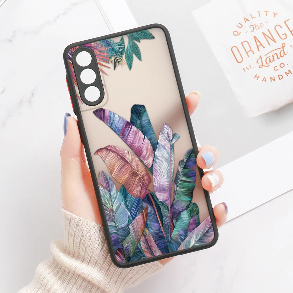 Palm Tree Leaves Phone Case For Samsung Galaxy S24 Ultra Cases Samsung S26 Ultra S23 FE S25 S22 Ultra S21 S20 FE S23 Plus Cover