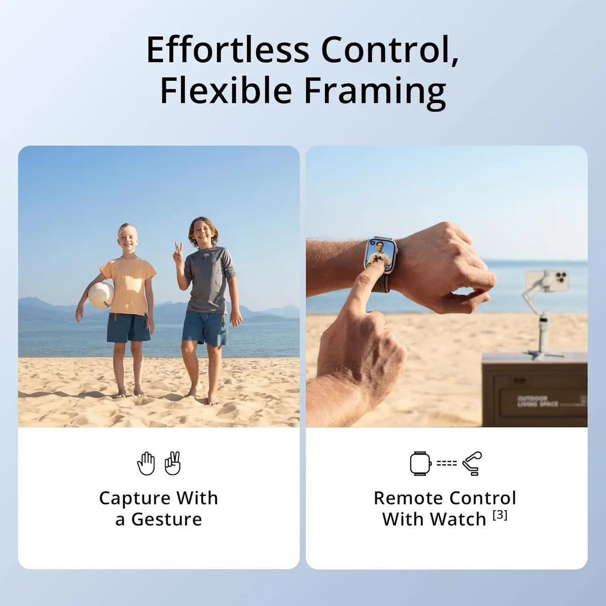 DJI Osmo Mobile 7 Gimbal Stabilizer for iPhone, Android, Built-in Tripod, Portable Stabilizer for iPhone, Selfie Stick, 3-Axis Phone Gimbal, ActiveTrack 7.0, One-Tap Edit, 10hrs Use, Phone Charging