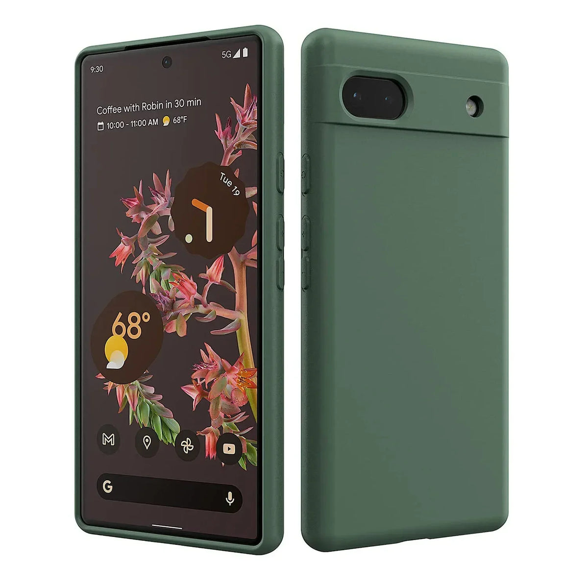 For Google Pixel 7 7A 8A Case Liquid Silicone Soft Cover For Google Pixel 6A 6 8 9 Pro XL 9A 9Pro XL 4A 4G 5 5G Phone Case