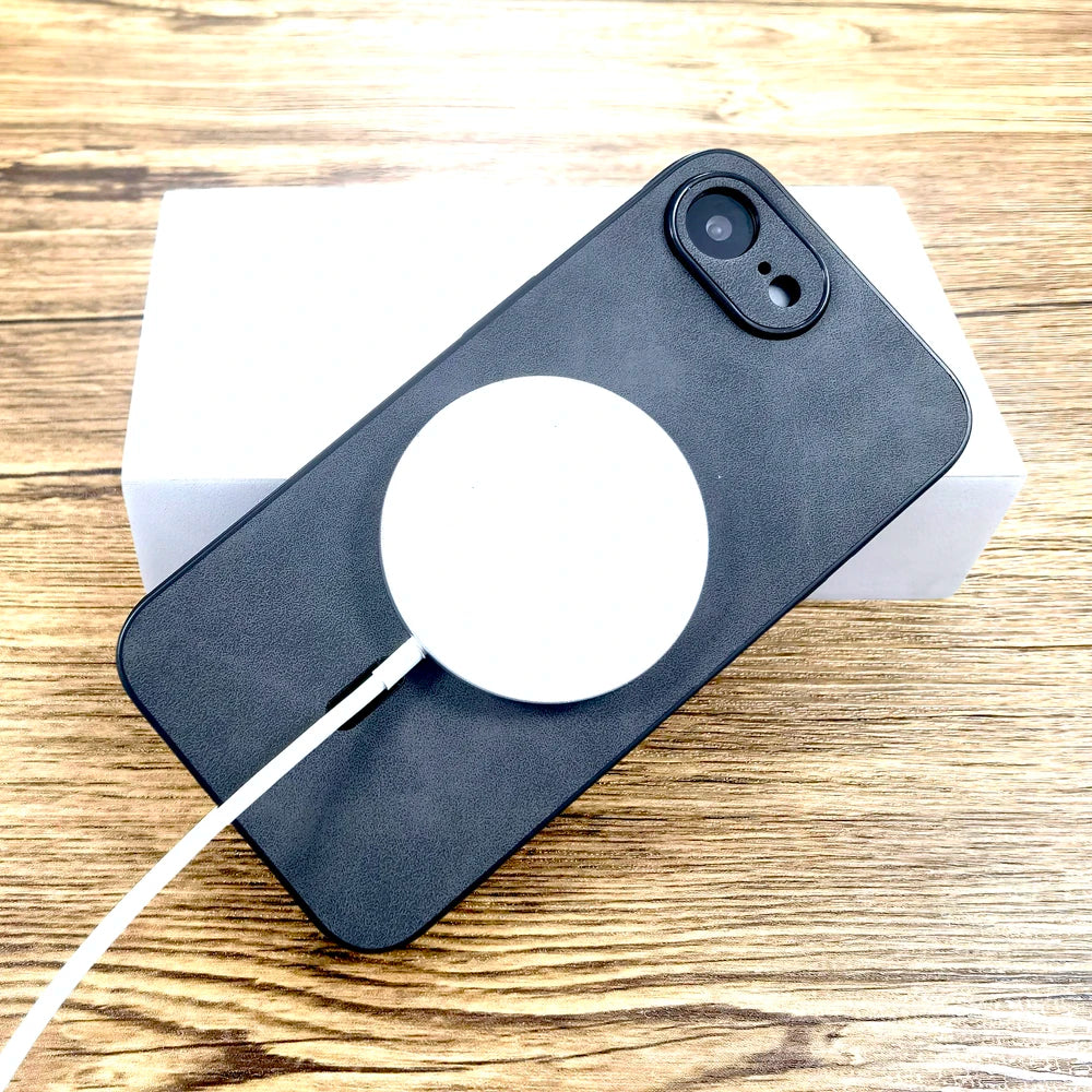 Faux Sheepskin Leather Case For iPhone 17e 17 18 16E 16 E 15 14 13 12 11 Pro Max Plus17Pro For Magsafe Wireless Charge Cover