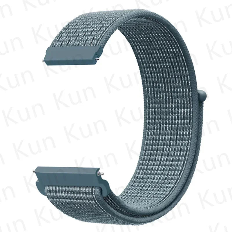 20mm 22mm Band For Samsung Galaxy Watch 6/5/4/5pro/4/6 Classic/active 2 Nylon loop sport bracelet huawei watch GT 4-2-2e-3 Strap