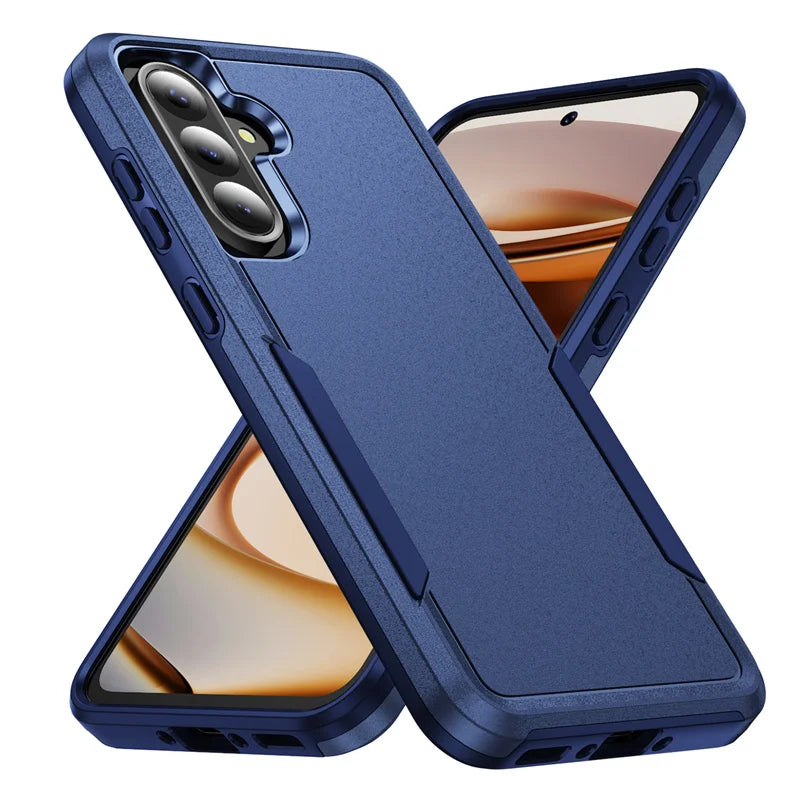 Armor Case for Samsung Galaxy S24 FE S22 S23 Plus S21 S25 Ultra Edge A54 A16 5G A56 A36 A26 A55 Hard PC+TPU Protector Back Cover
