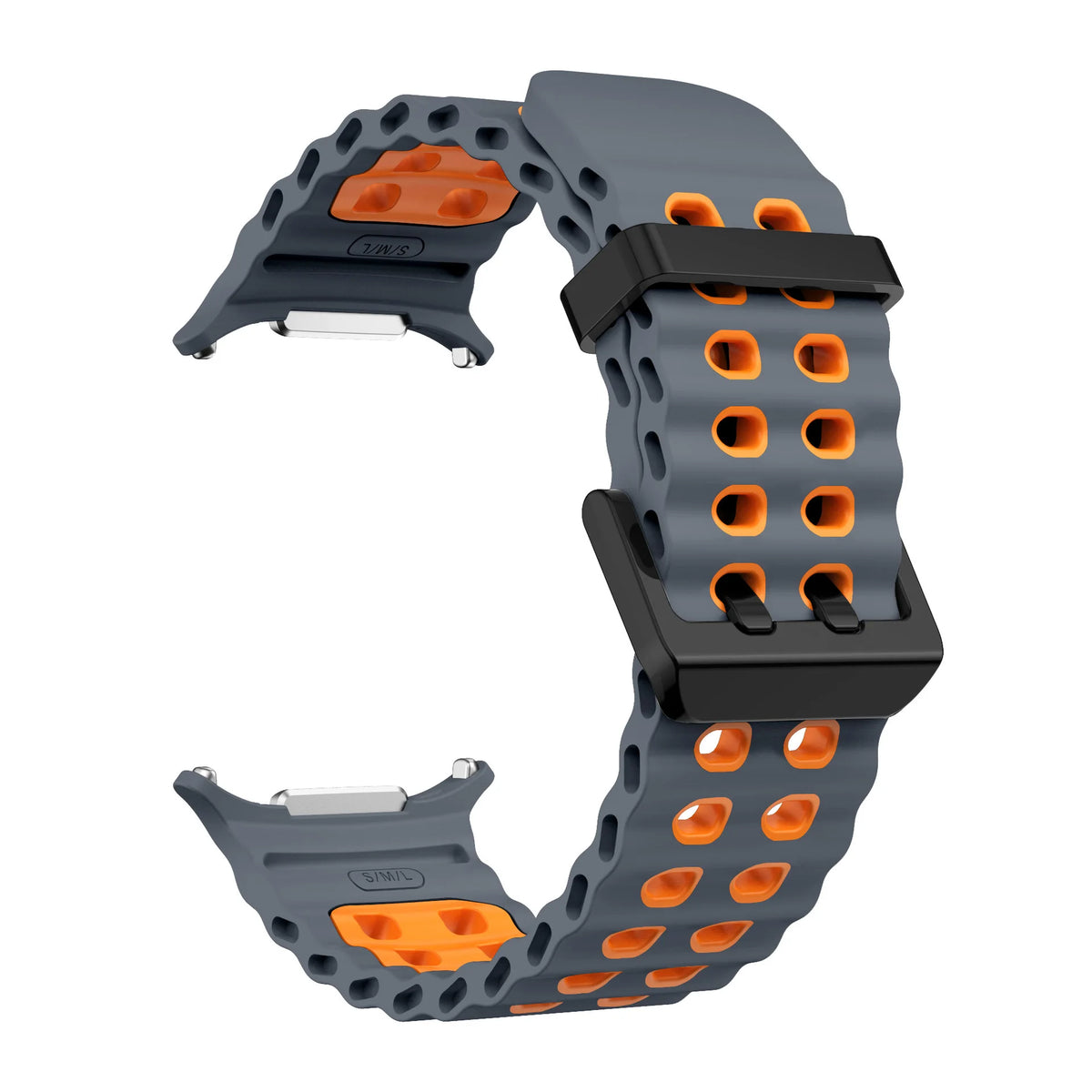 Ocean Strap for Samsung Galaxy Watch Ultra 2 Sports Silicone Band for Galaxy Watch 9-8-7 Ultra 47mm Official Original Wristband