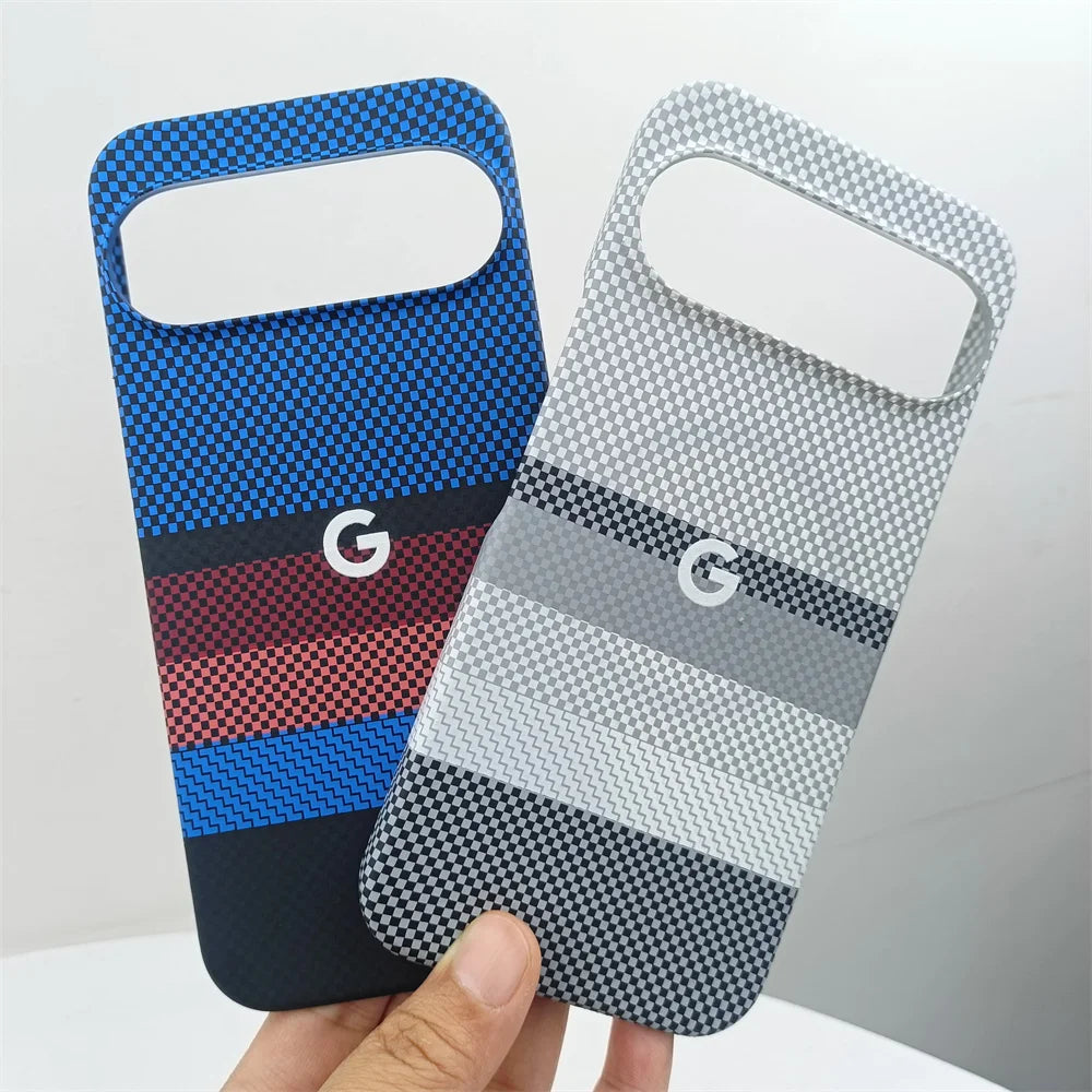 Luxury Carbon Fiber For Magsafe Case For Google Pixel 10 9 8 7 Pro 10 ProXL 9ProXL 9A Wireless Charging Matte Protective Cover