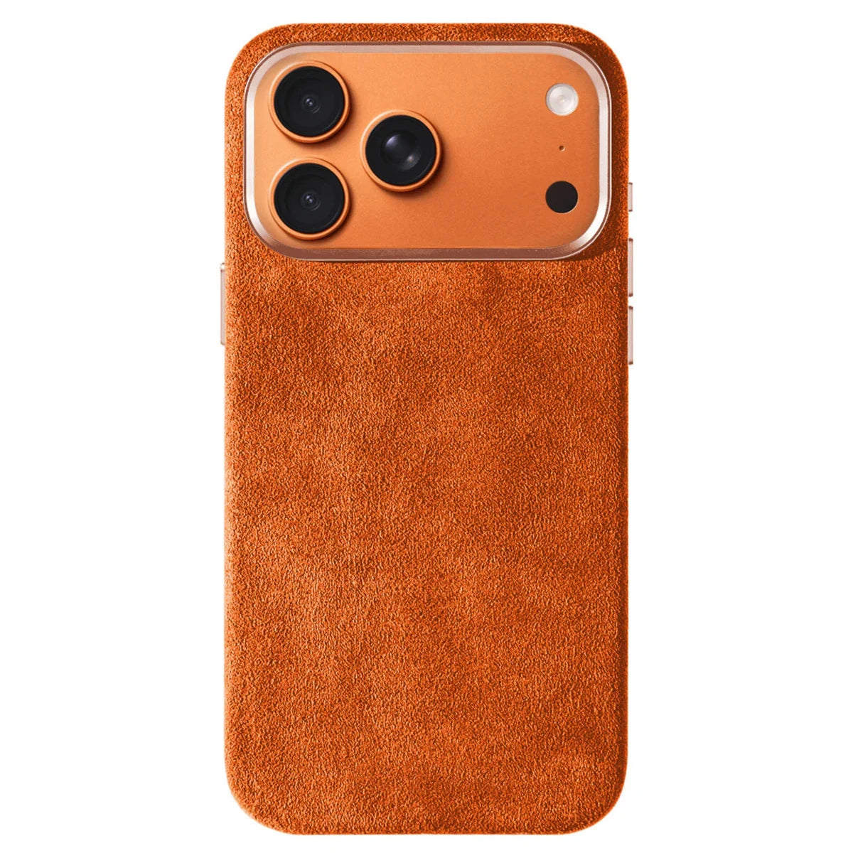 Real Italian Imported for Alcantara Magnetic Case for iPhone 18 17 Pro Max 18Pro With MagSafe Case Smart Button Protective Cover