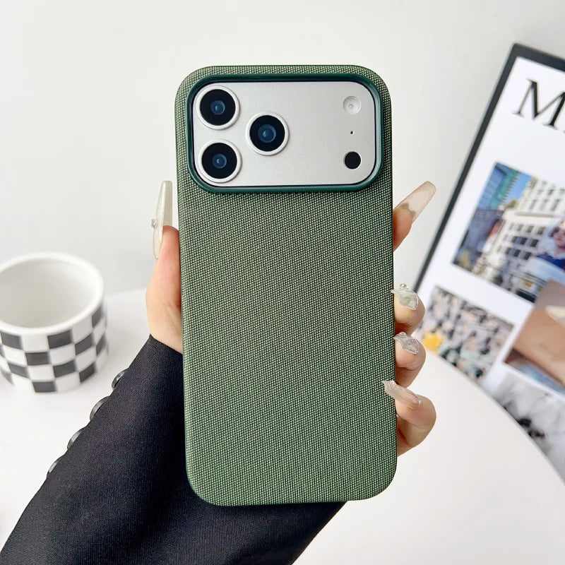 For Magsafe Original Tech Woven Phone Case For iPhone 17 Pro Max/16/15/14/13 Pro Max Wireless Charging Compatible Durable Cover
