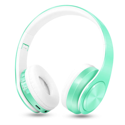 Brand New Fashionable Macaron Bluetooth Headphone Music Audio Earphone Stereo Foldable Handsfree Headset TF Card With Microphone