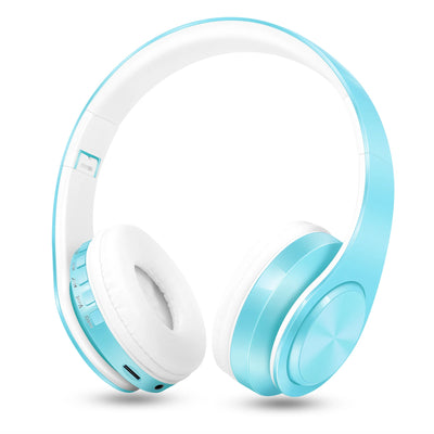 Brand New Fashionable Macaron Bluetooth Headphone Music Audio Earphone Stereo Foldable Handsfree Headset TF Card With Microphone