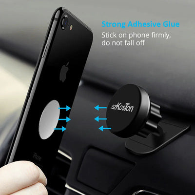 Car Magnet for Phone Holder Desk Metal Phone Magnetic Sticker Mobile Stand Mobile Phone Plate Holder Universal Car Mount Support
