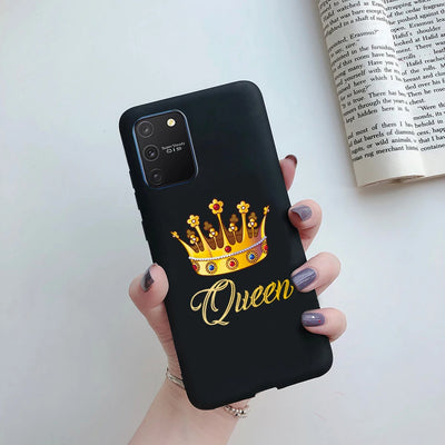 For Samsung Galaxy S10 Lite Case on Samsung Note 10 Lite S 10 Lite Cover Simple Solid Matte Soft Silicone Back Cover Phone Cases