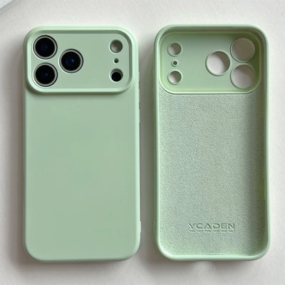 TPU Shockproof Cover For iPhone 17 16  Pro Max For iPhone 17Air 16 15 14 Pro Case Liquid Silicone Original TPU Protect Case