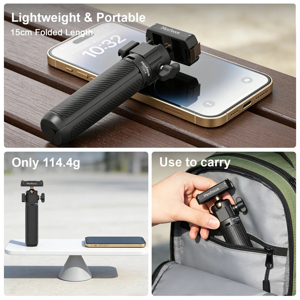 Mini Extension Tripod with Magnetic Quick Release For DJI Osmo Action 5 Pro/4/3, Osmo 360, 2-in-1 Extendable Selfie Stick Tripod