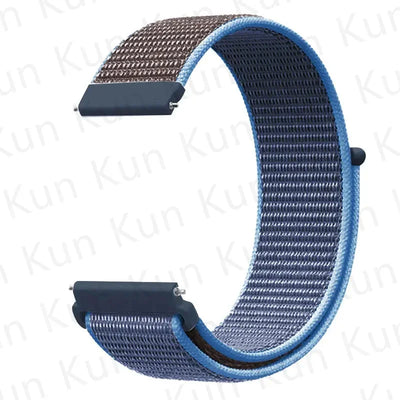 20mm 22mm Band For Samsung Galaxy Watch 6/5/4/5pro/4/6 Classic/active 2 Nylon loop sport bracelet huawei watch GT 4-2-2e-3 Strap