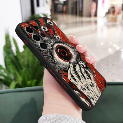 Devil Eye Phone Case For Samsung Galaxy S25 S24 S23 S22 S21 S20 S10 S10E Ultra Plus FE Note 20 Ultra Plus Cover