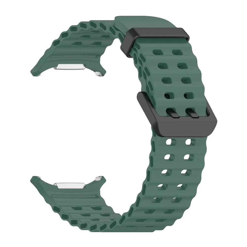 Ocean Strap for Samsung Galaxy Watch Ultra 2 Sports Silicone Band for Galaxy Watch 9-8-7 Ultra 47mm Official Original Wristband