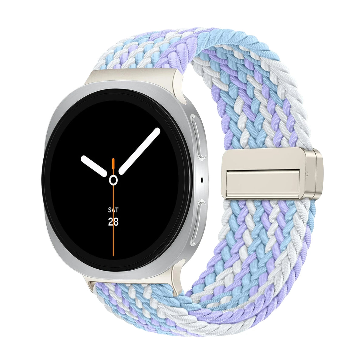 Magnetic Braided Band For Samsung Galaxy Watch 9 8 Strap 44mm 40mm Nylon Bracelet Correa Belt Galaxy Watch 8 Classic 46mm