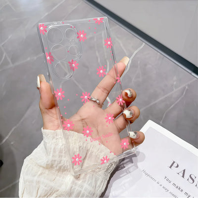 Daisy Smile Print Soft TPU Case for Samsung Galaxy S26 S25 S24 S23 S22 S21 S20 Note 20 Ultra 9 8 10 S8 S9 S10 Plus Clear Cover