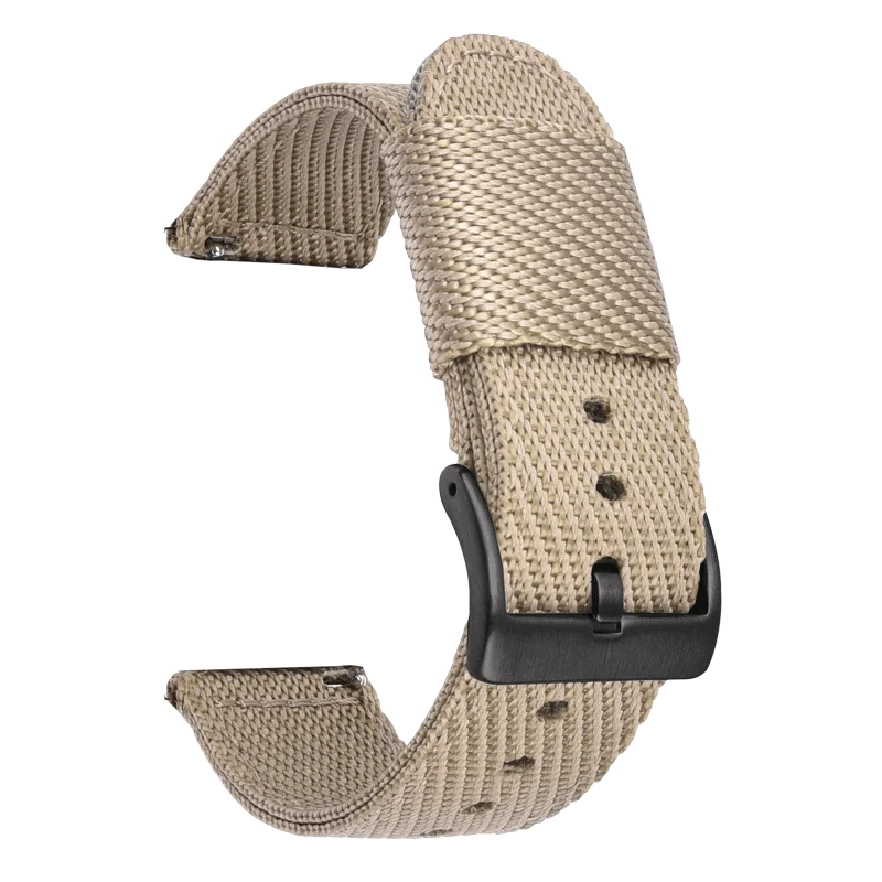 18mm 20mm 22mm 24mm Nylon Weave Strap Men Women Sport Quick Release Bracelet for Seiko Omega for Huawei Samsung Smart Watch Band