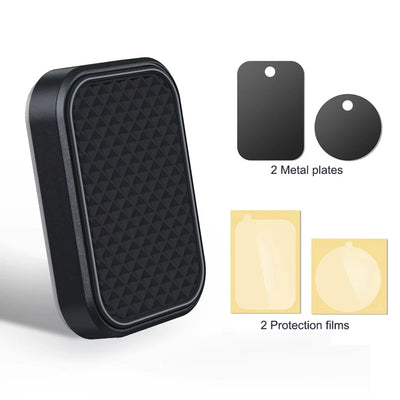 Magnetic Car Phone Mount Rectangle Flat Universal Car Phone Holder for Dashboard Fridge Desk Smartphone Holder Strong Magnets