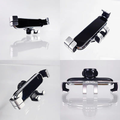 Universal Car Phone Holder Gravity linkage Mobile Phone Mount Air Vent GPS Stand Aluminum Alloy Supports Phone Holder for Car