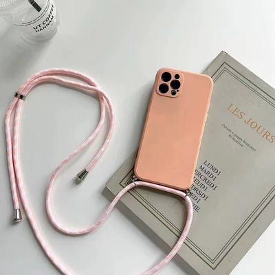 Necklace Strap Cord Crossbody Lanyard Silicone Case For Google Pixel 7 6 8 9 10 Pro XL 7A 6A 9A Cover Pixel 8 Pro 8A 10a Funda